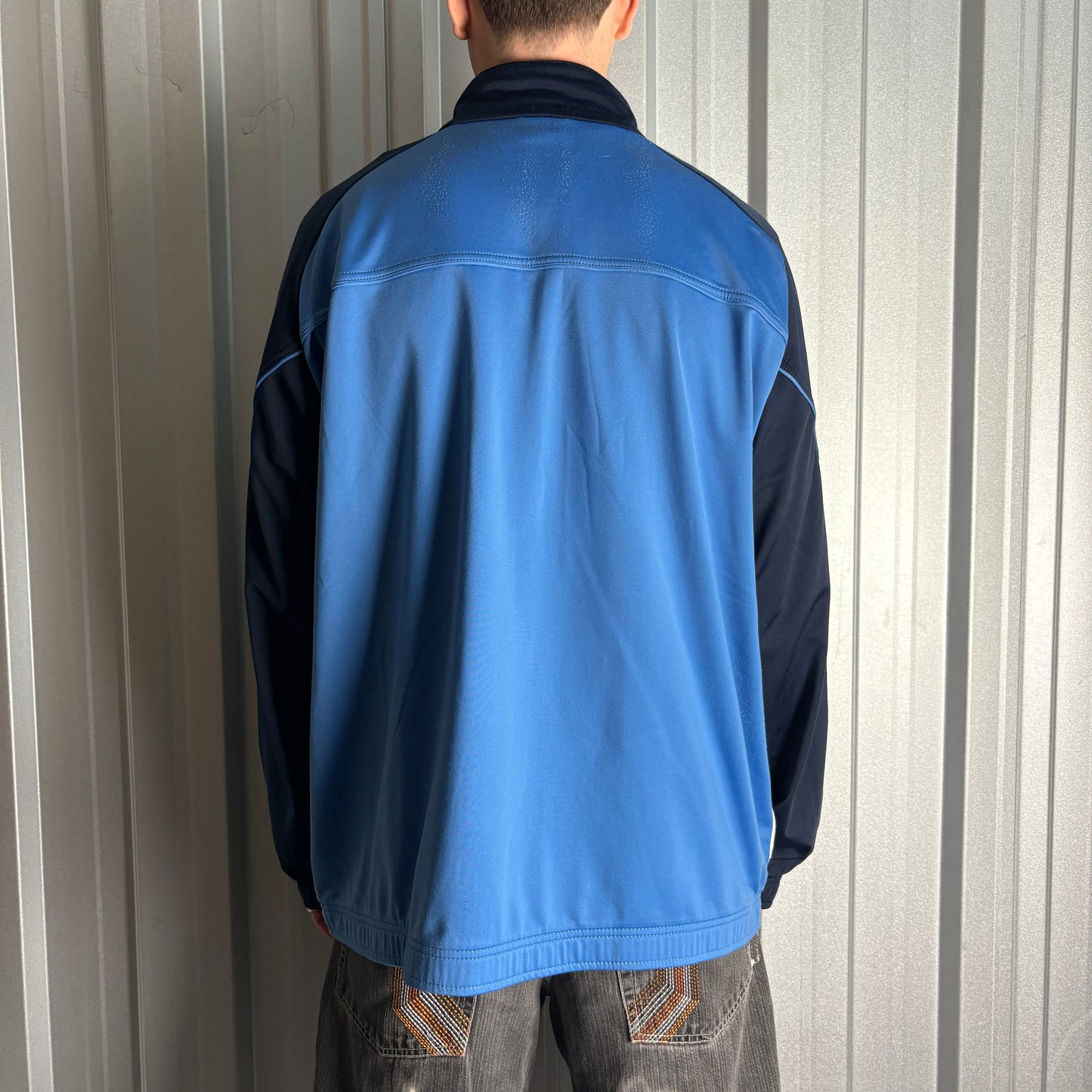 Vintage Nike Blue Tracksuit Track Jacket - 2XL