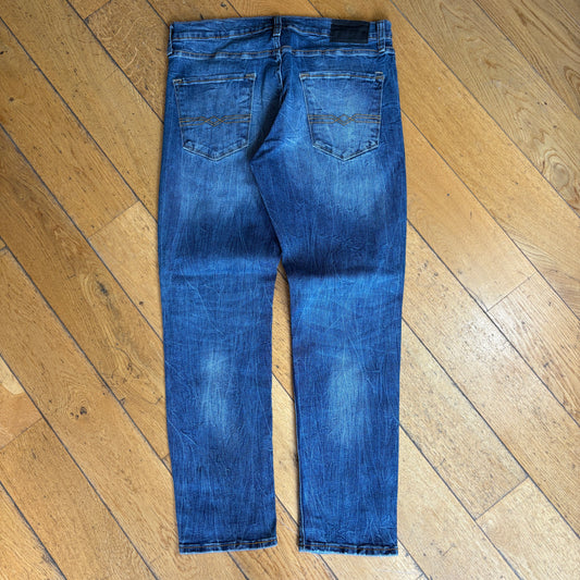 Vintage Levis Slim Blue Denim Jeans - 34