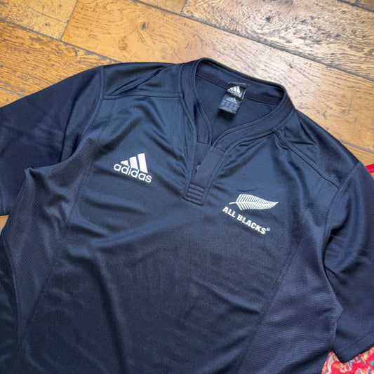 Vintage Adidas All Blacks Rugby Shirt T-Shirt - XL