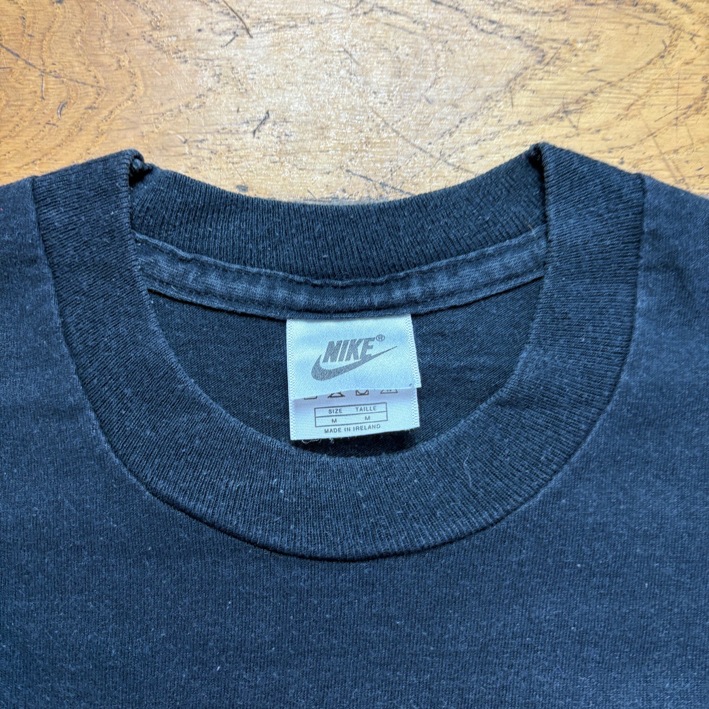 Vintage Nike Black Graphic T-Shirt - M