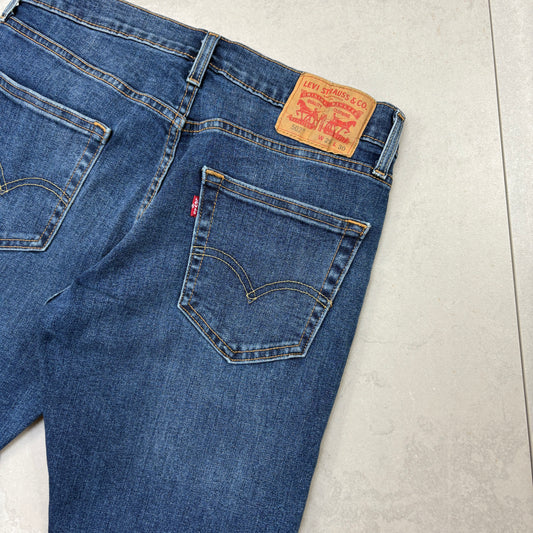 Vintage Levis 502 Straight Blue Denim Shorts - 29