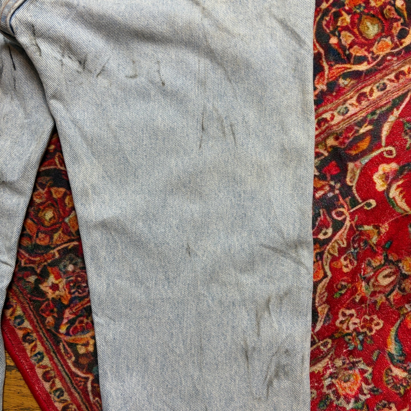 Vintage Levis 505 Orange Tab Straight Blue Denim Jeans - 34R