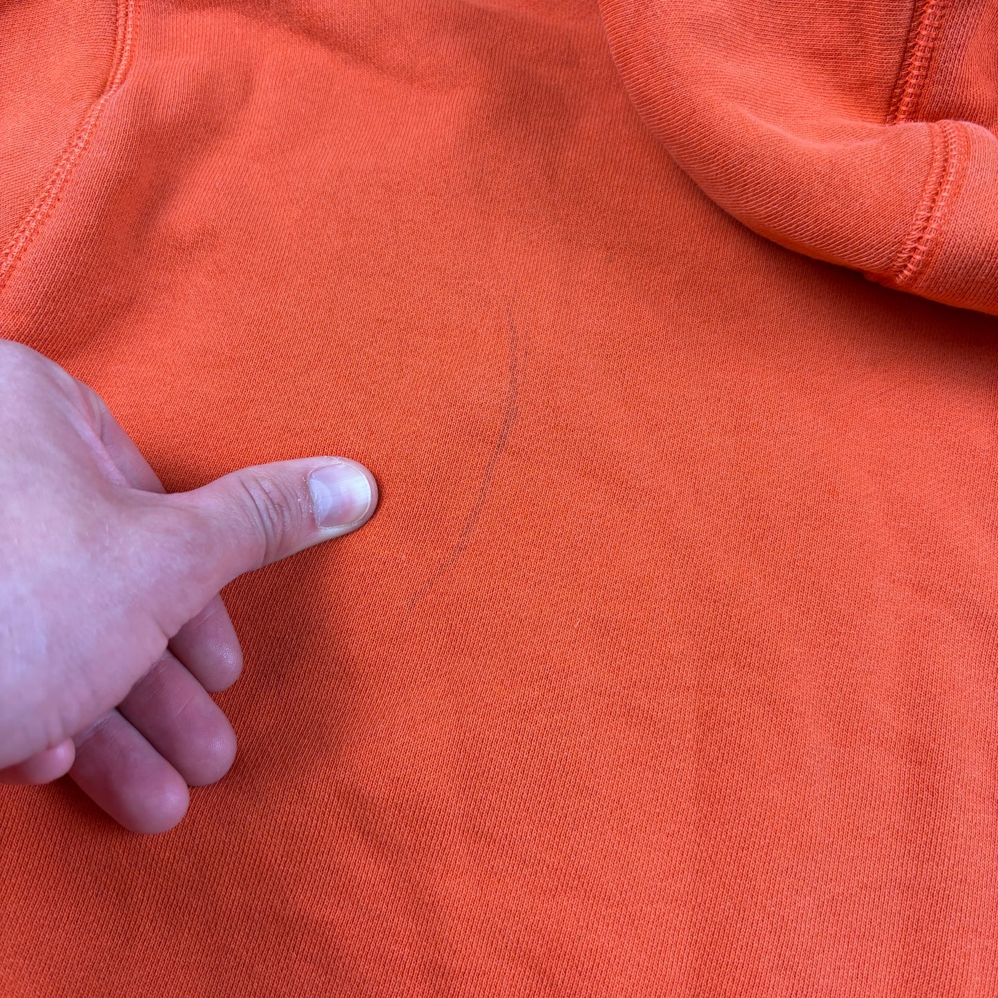 Vintage Carhartt Womens Orange Hoodie Sweatshirt - XL