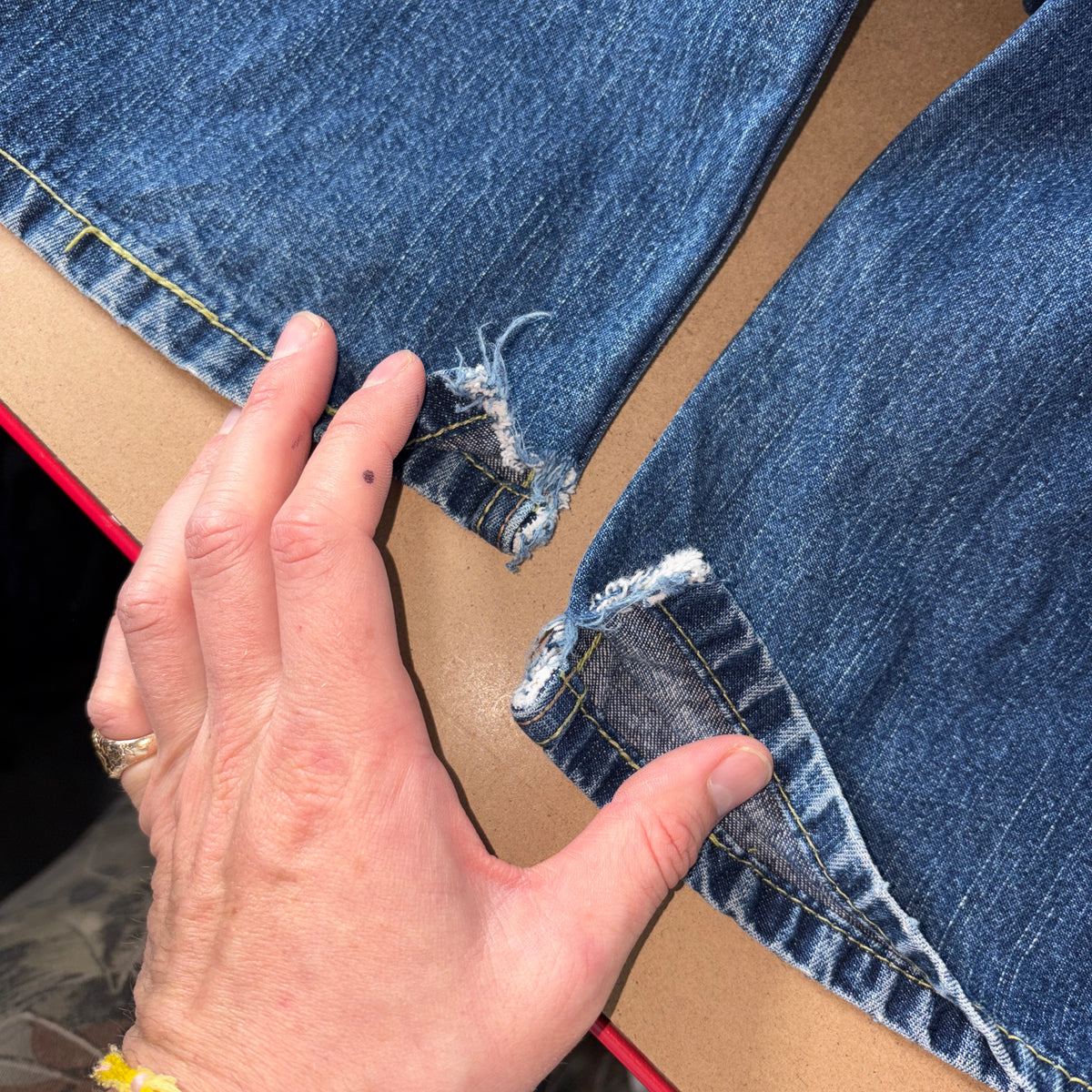 Quiksilver Blue Straight Surfwear Y2K Jeans - 32S