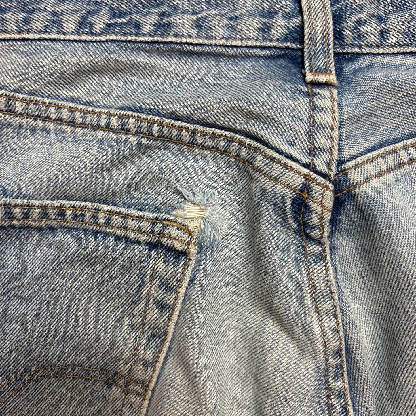 Vintage Levis Baggy Blue Denim Jeans - 34R