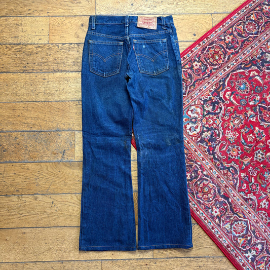 Vintage Levis 517 Bootcut Womens Blue Denim Jeans - Size 8