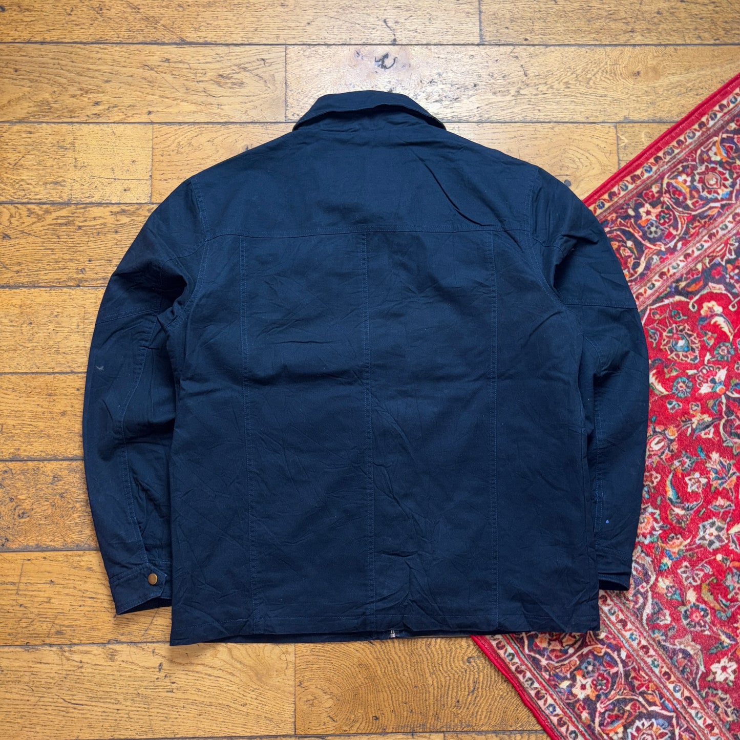 Vintage Navy Workwear Chore Carhartt Style Jacket - L