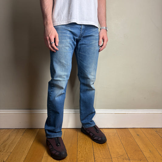Vintage Levis 569 Straight Blue Denim Jeans - 32R