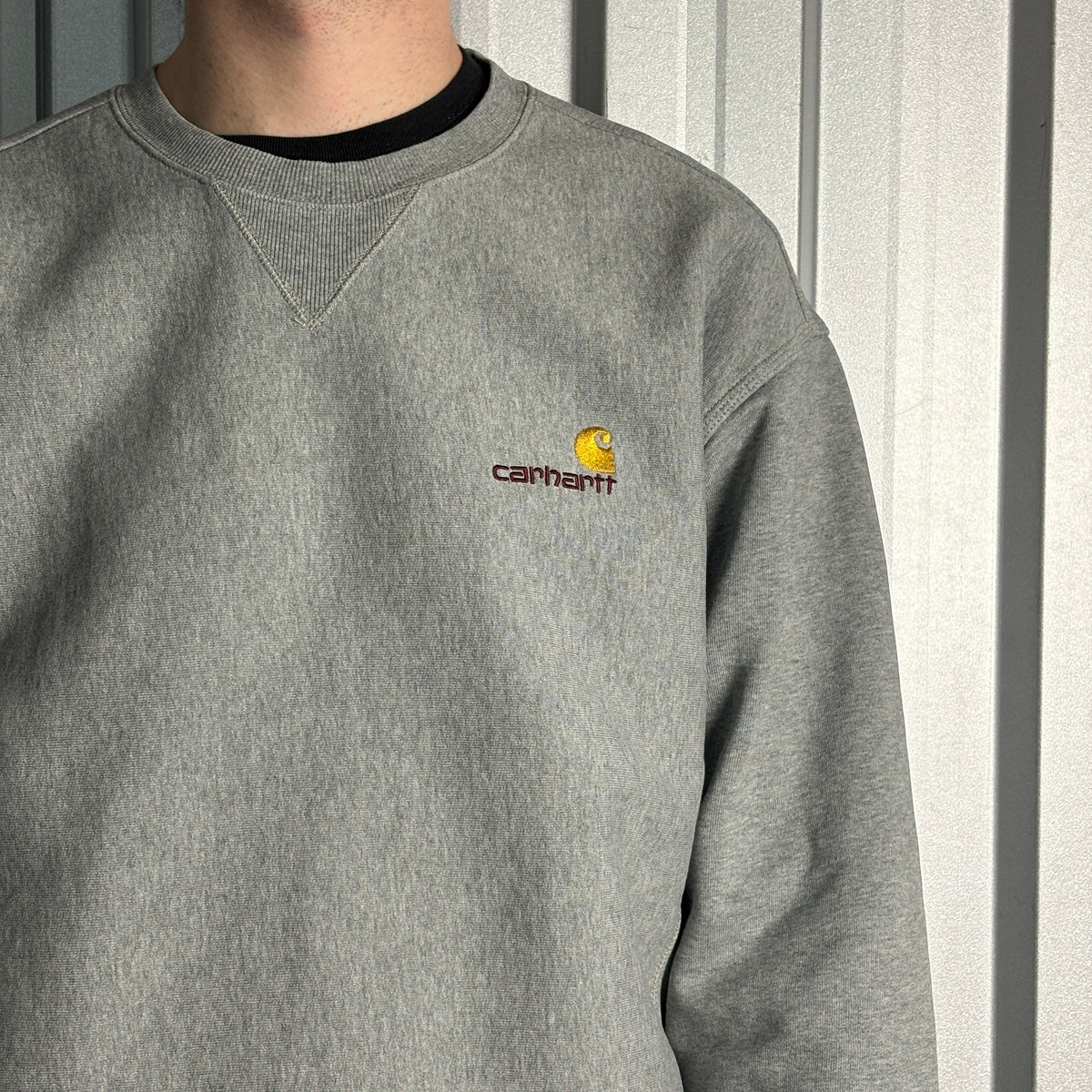 Carhartt WIP Grey Embroidered Sweatshirt - XL