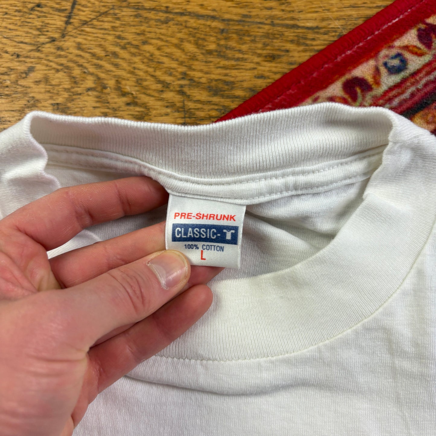 Vintage 90s Petsmart White Funny Single Stitch Graphic T-Shirt - S