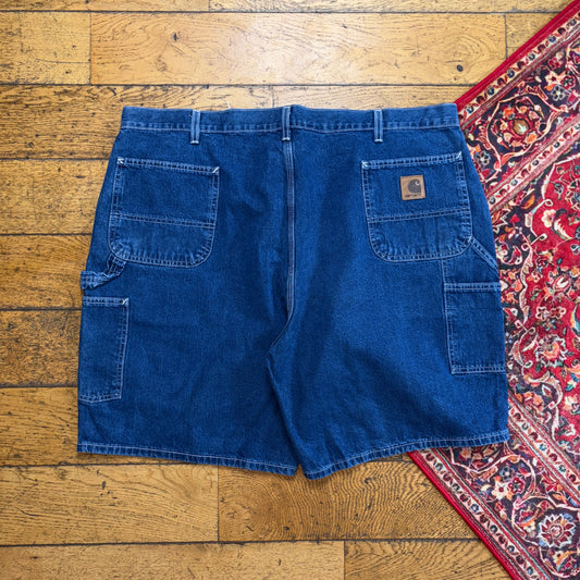 Vintage Carhartt Blue Workwear Baggy Carpenter Jorts Shorts - 46