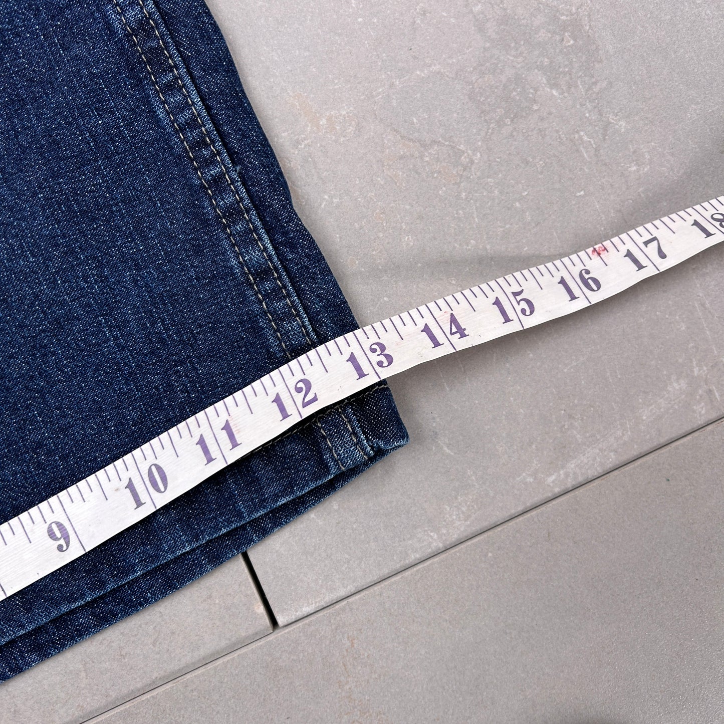 Vintage Wrangler Blue Denim Carpenter Baggy Shorts - 46