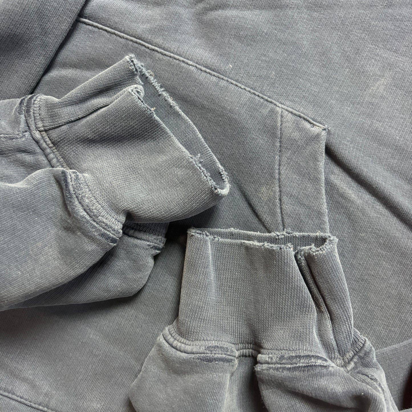 Vintage 00s Nike Blue Swoosh Hoodie Embroidered Sweatshirt - XL