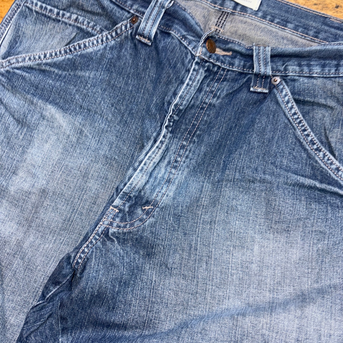 Vintage Levi's Blue Carpenter Workwear Baggy Jeans - 36R