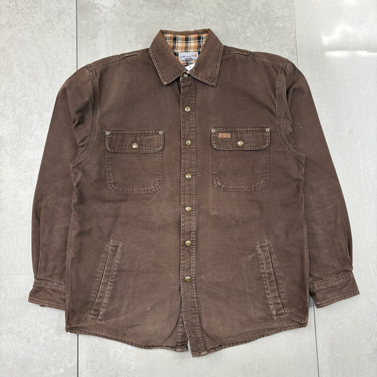 Vintage Carhartt Michigan Chore Brown Workwear Jacket - M