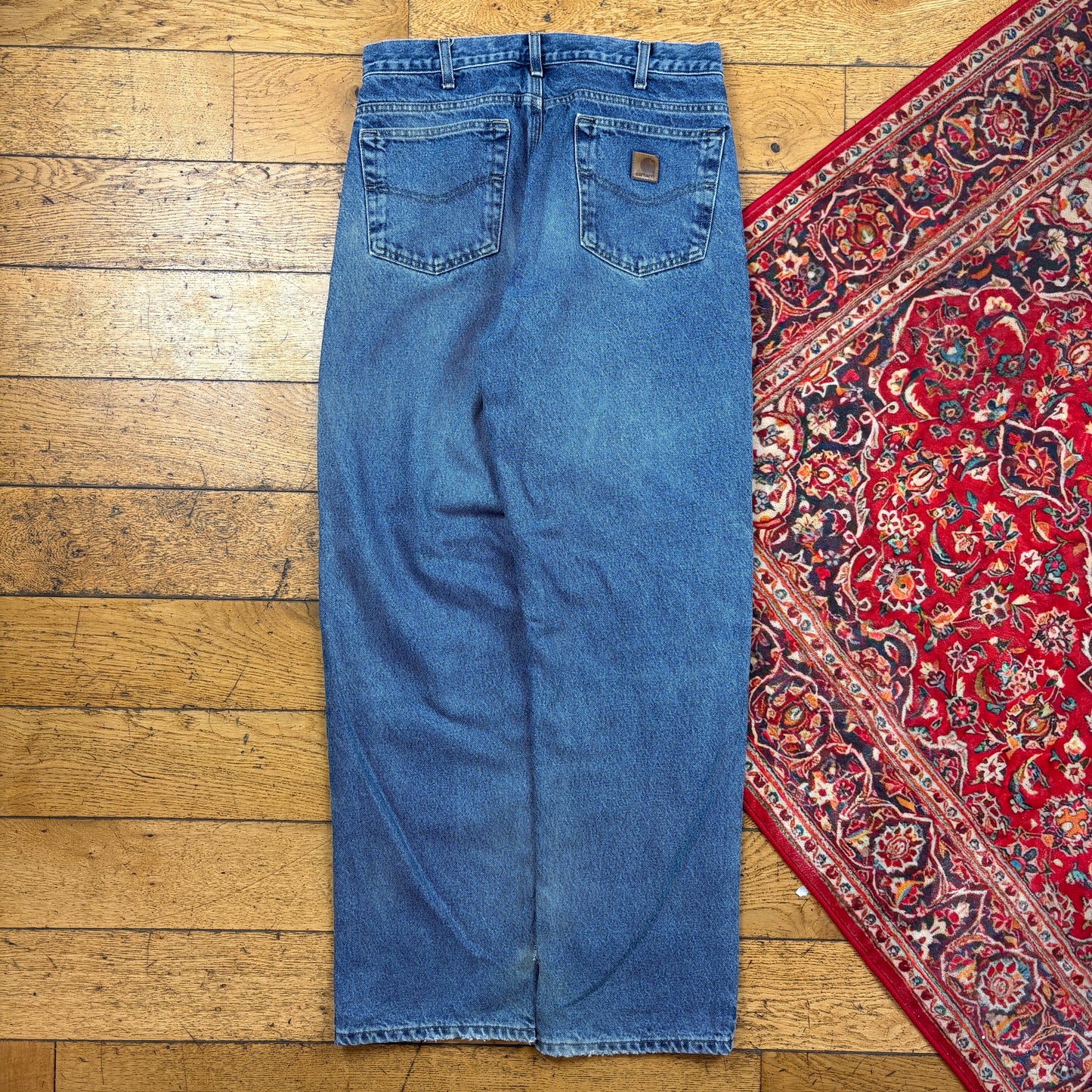 Vintage Dickies Blue Workwear Carpenter Baggy Jeans - 32