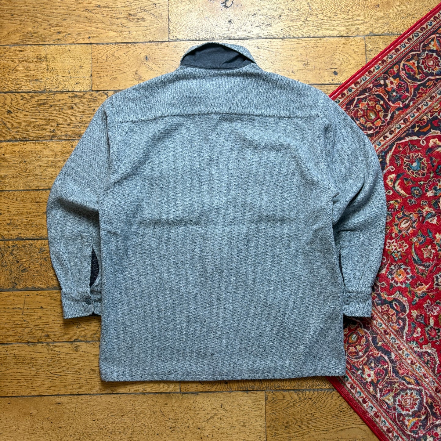 Vintage Grey Shirt Jacket Shacket - L