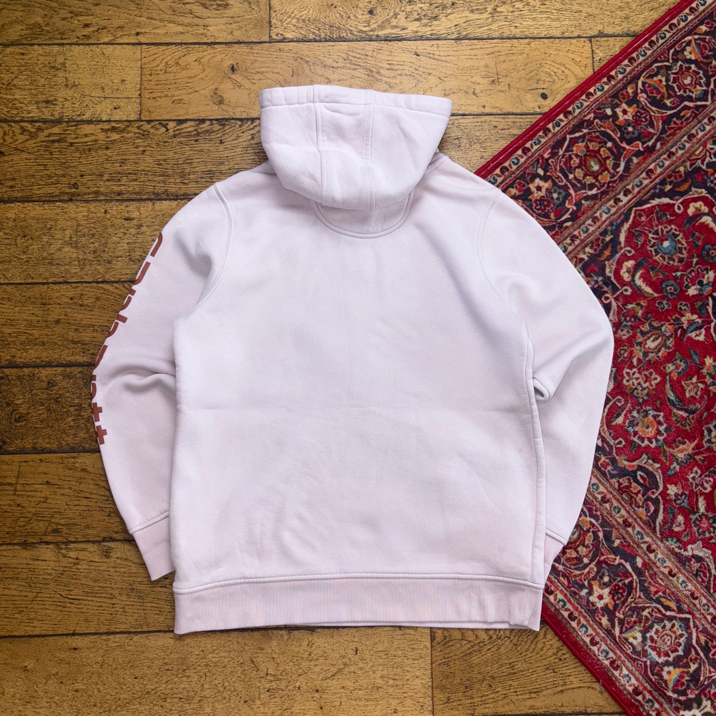Vintage Carhartt Pink Womens Hoodie Sweatshirt - L