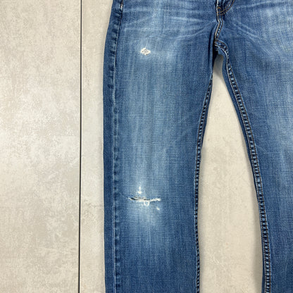 Vintage Levis 514 Straight Blue Denim Jeans - 30