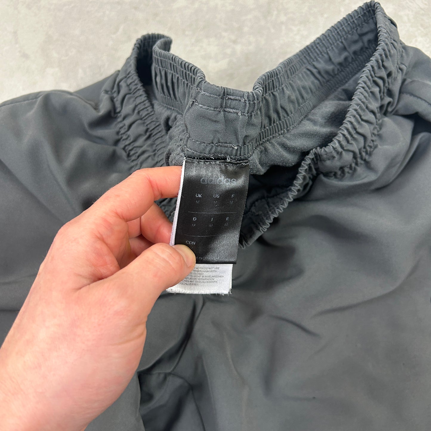 Vintage Adidas Grey Baggy Tracksuit Sweatpants Track Pants Bottoms - XS