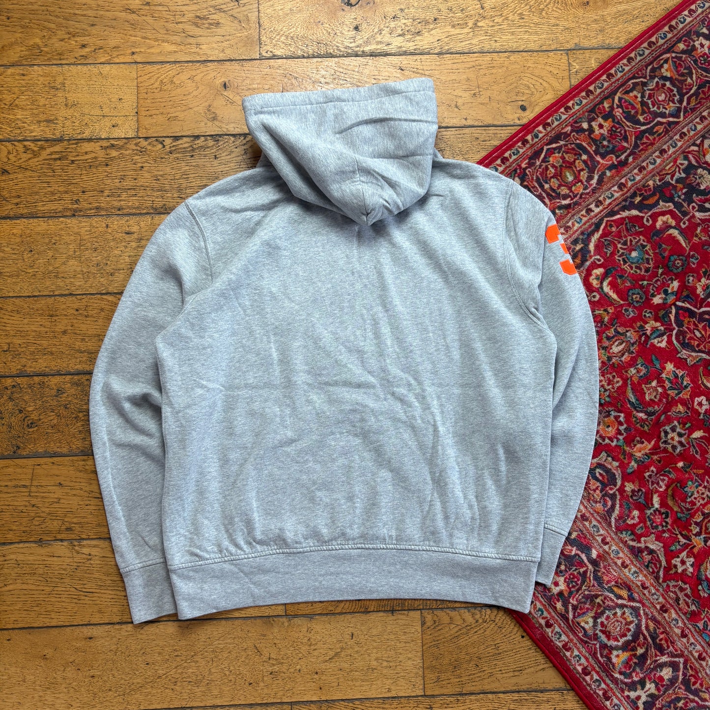 Vintage Ralph Lauren Grey Hoodie Embroidered Sweatshirt - XL