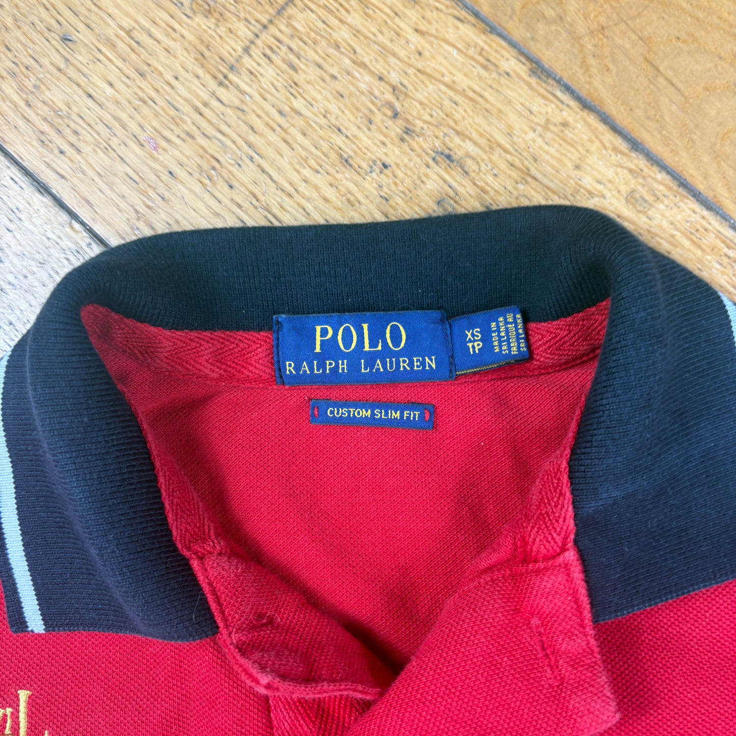 Vintage Ralph Lauren Big Pony Moscow Red Polo Shirt - XS