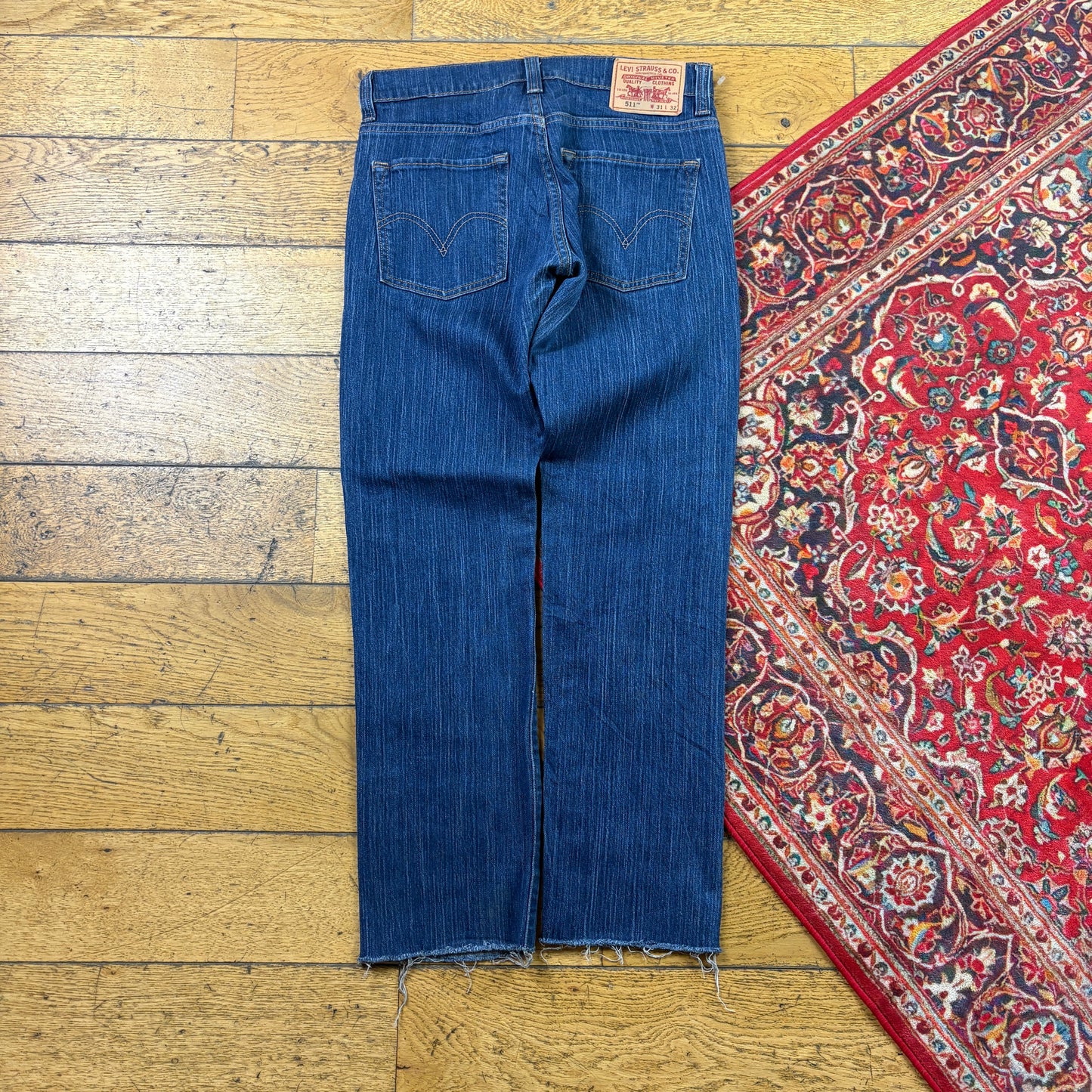 Vintage Levis 511 Slim Blue Denim Jeans - 32