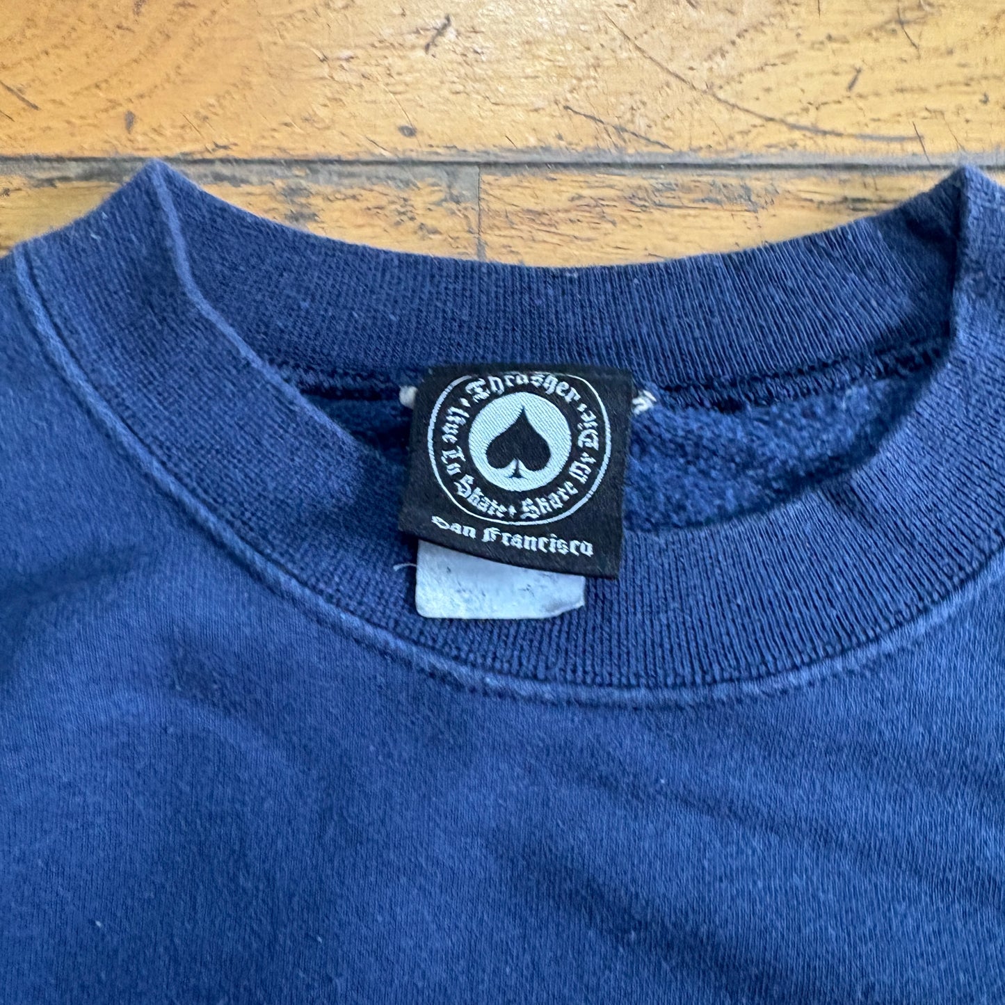 Vintage Thrasher Navy Skate Sweatshirt - 2XL