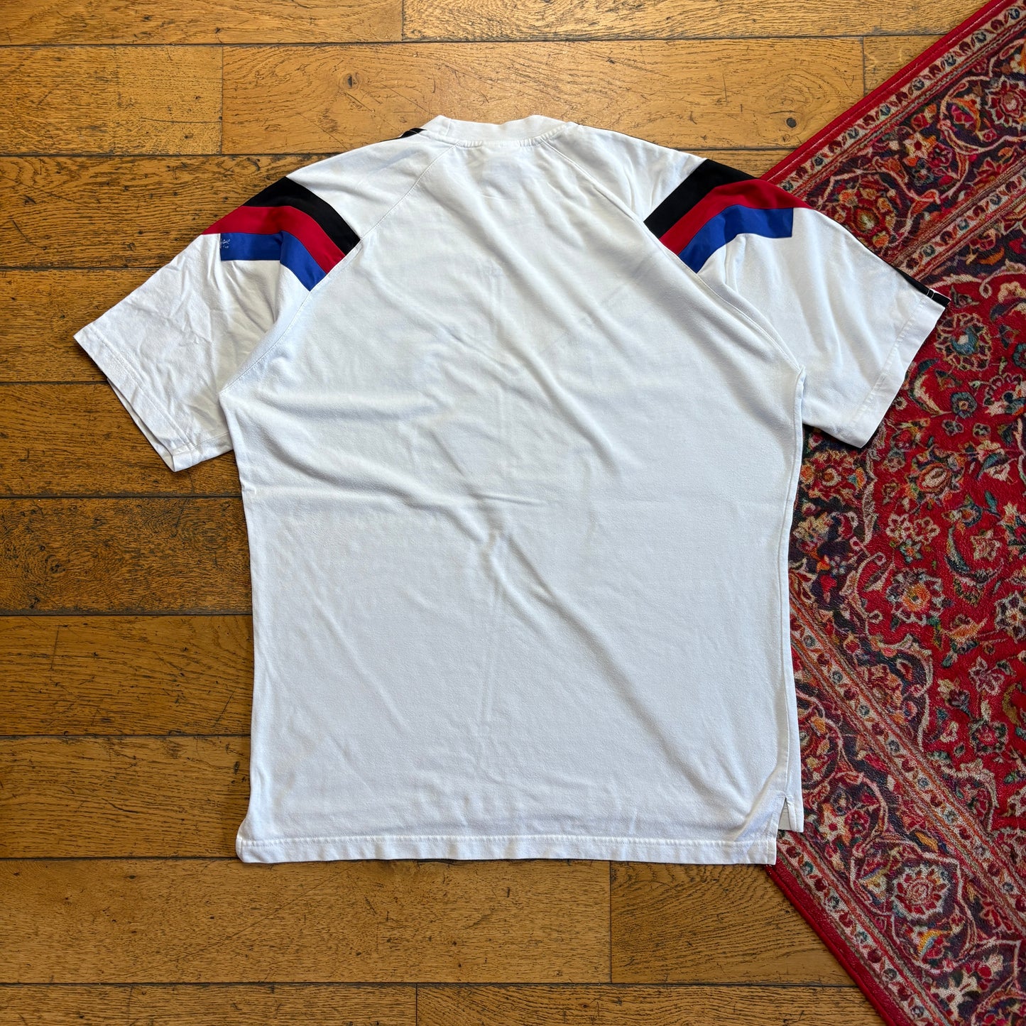 Vintage 90s Adidas Embroidered White T-Shirt - XL