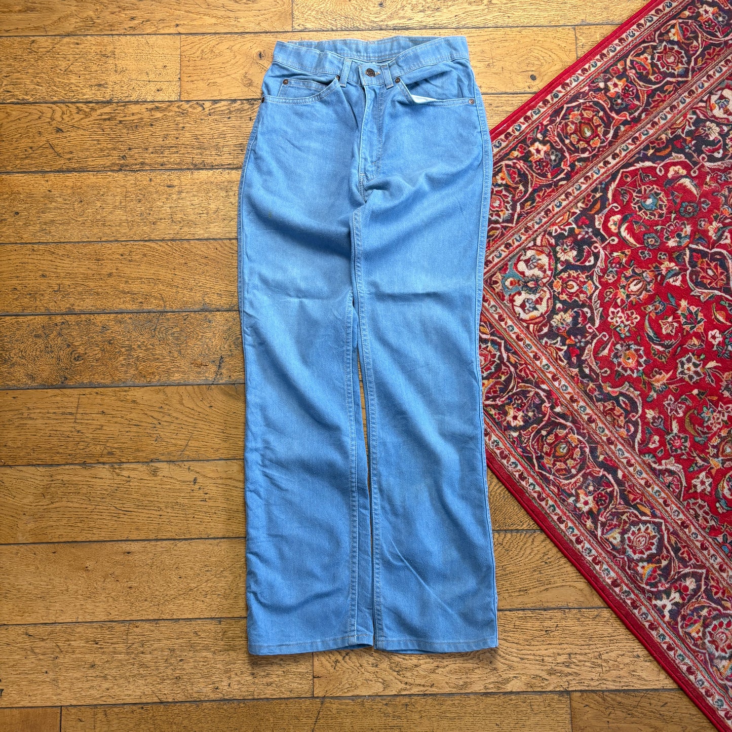 Vintage 80s Levis Orange Tab Action Jeans Straight Blue Denim Jeans - 28R