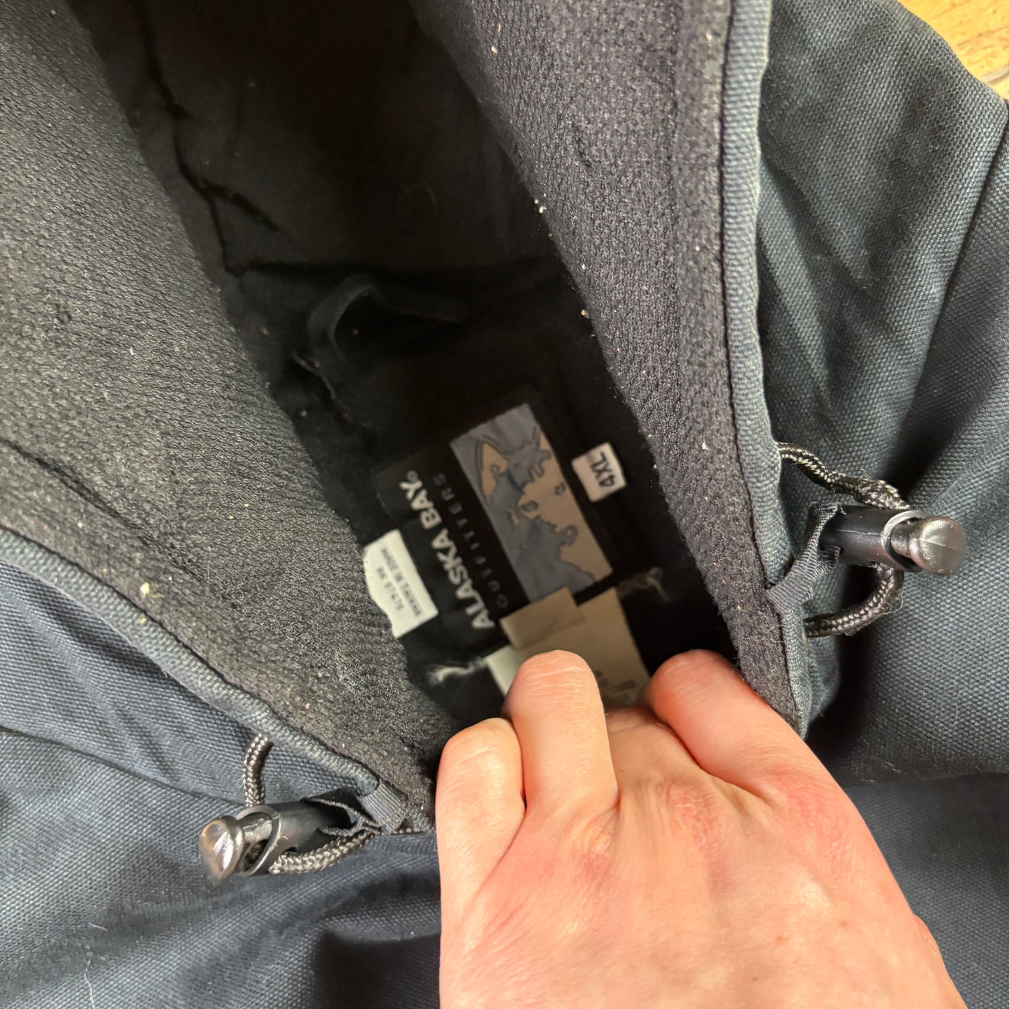 Vintage Black Workwear Carhartt Active Style Hoodie Jacket - 4XL