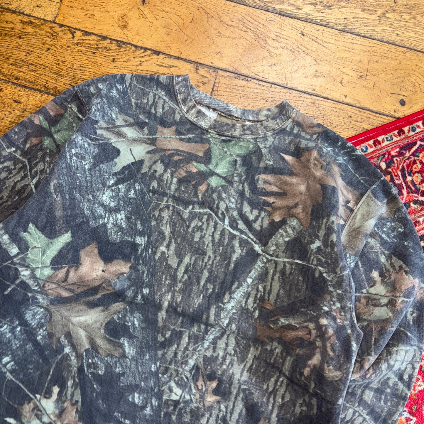 Vintage Realtree Camo Green Sweatshirt - XL