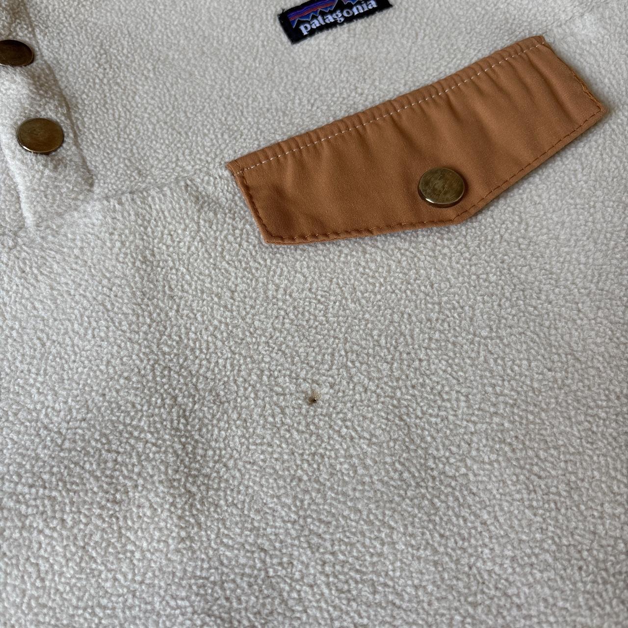 Vintage Patagonia Cream Fleece Synchilla Sweatshirt - M