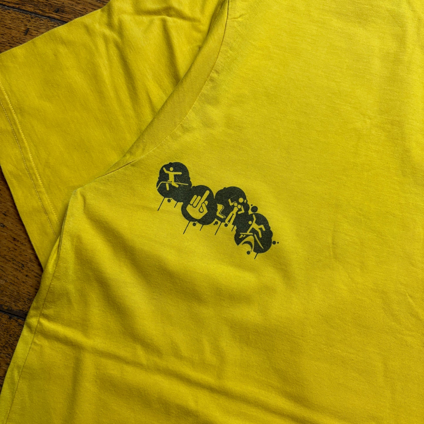 Vintage Rip Curl Yellow Surfwear Funny Graphic T-Shirt - XL
