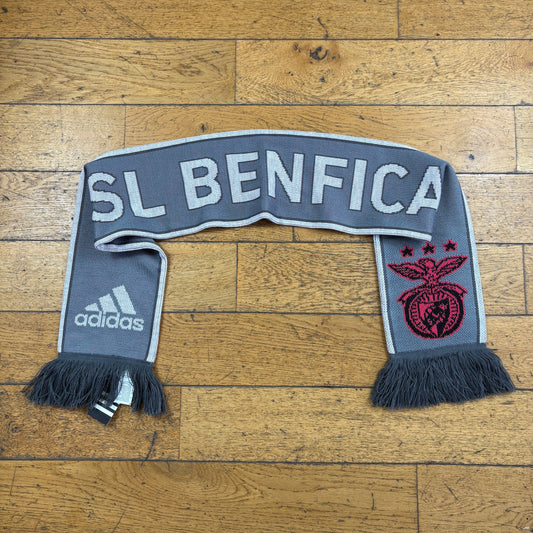 Vintage Benfica Footballl Grey Adidas Scarf