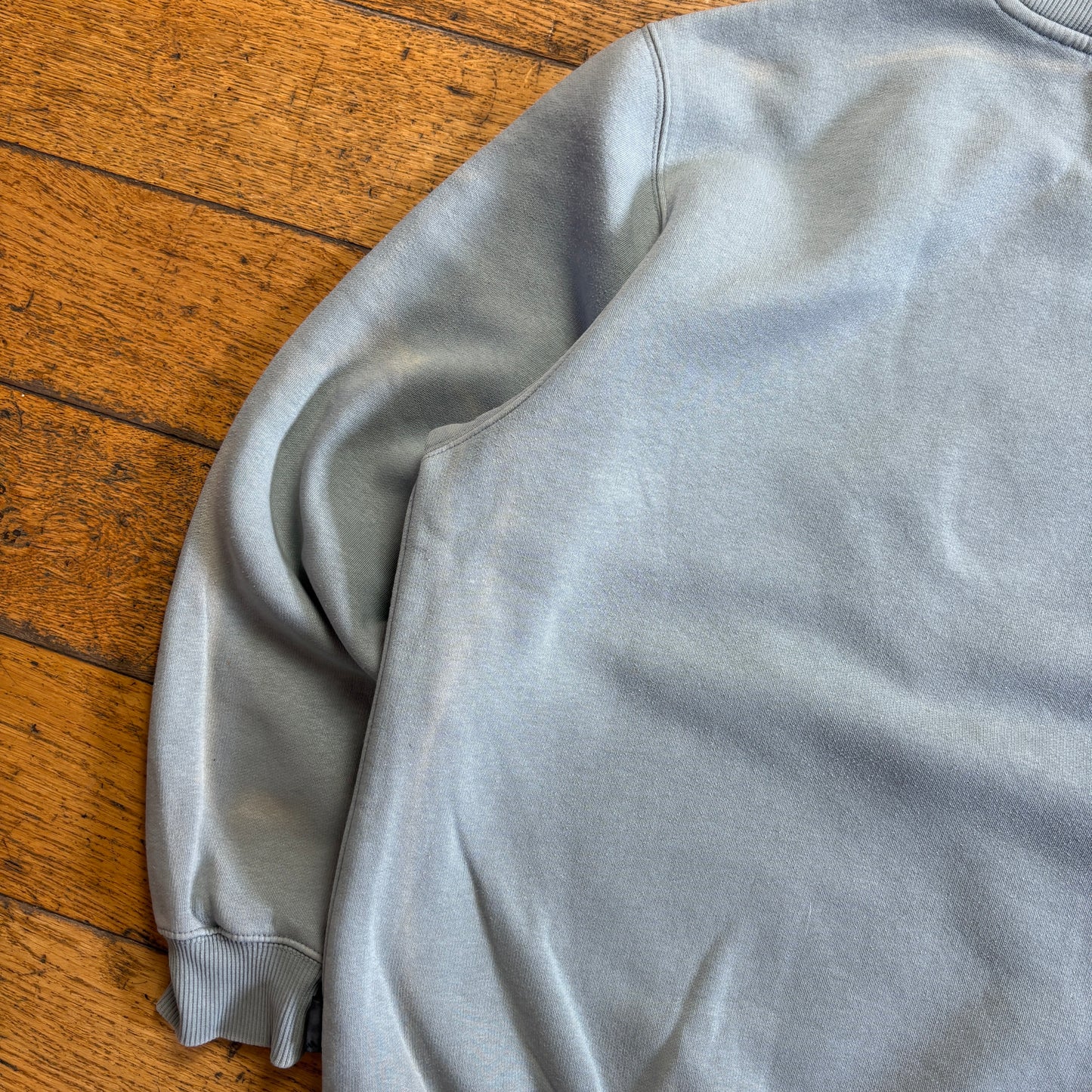 Vintage 90s Adidas Blue Embroidered Sweatshirt - XL