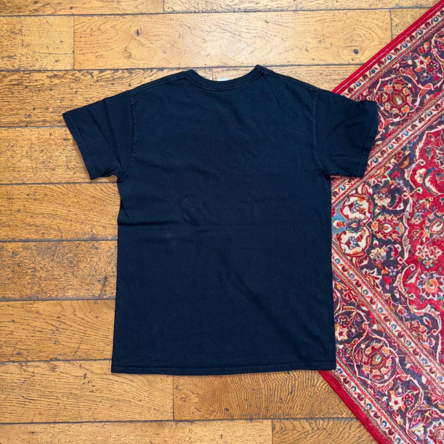 Vintage Thrasher Black Skate Graphic T-Shirt - XS