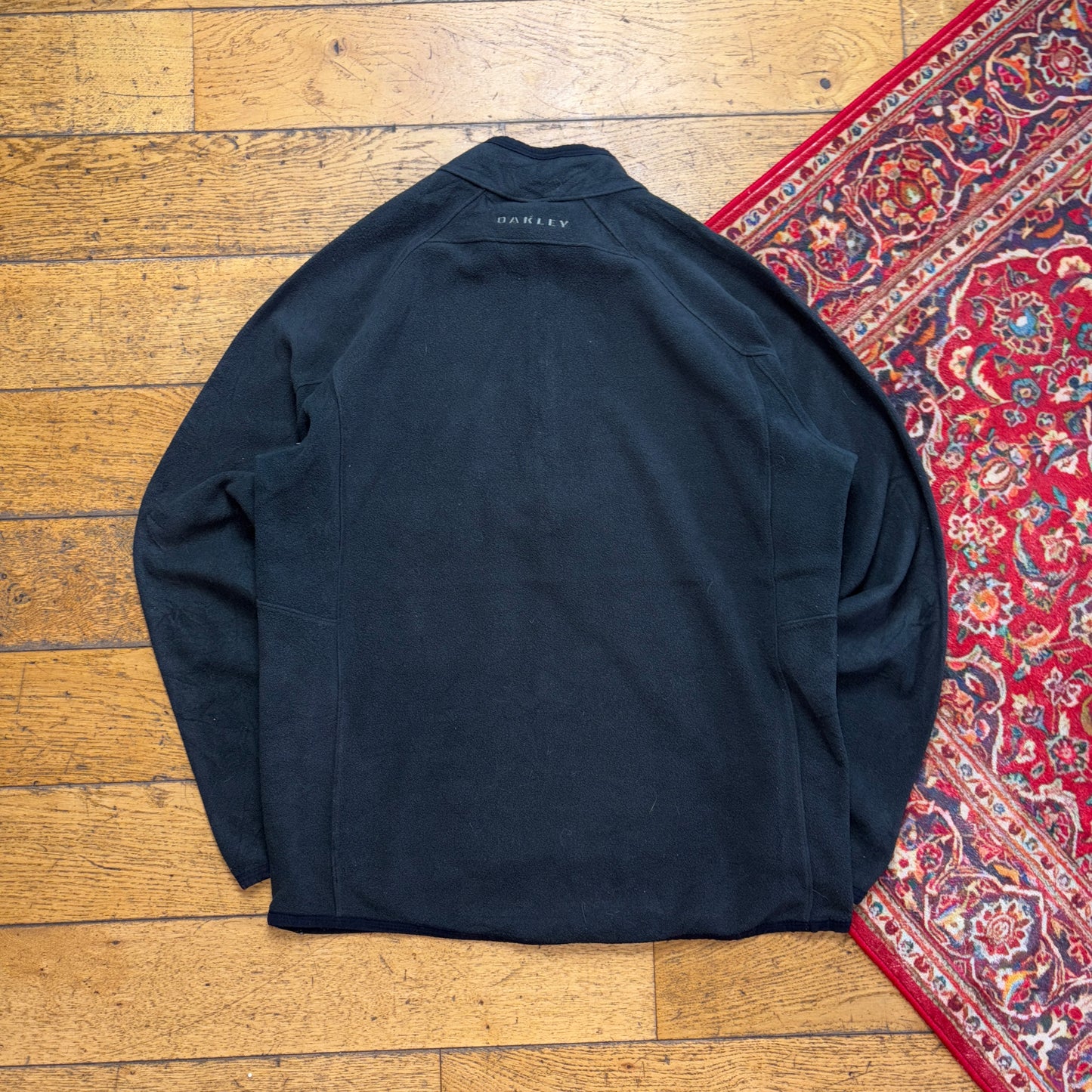 Vintage Oakley Black Fleece Embroidered Sweatshirt - L