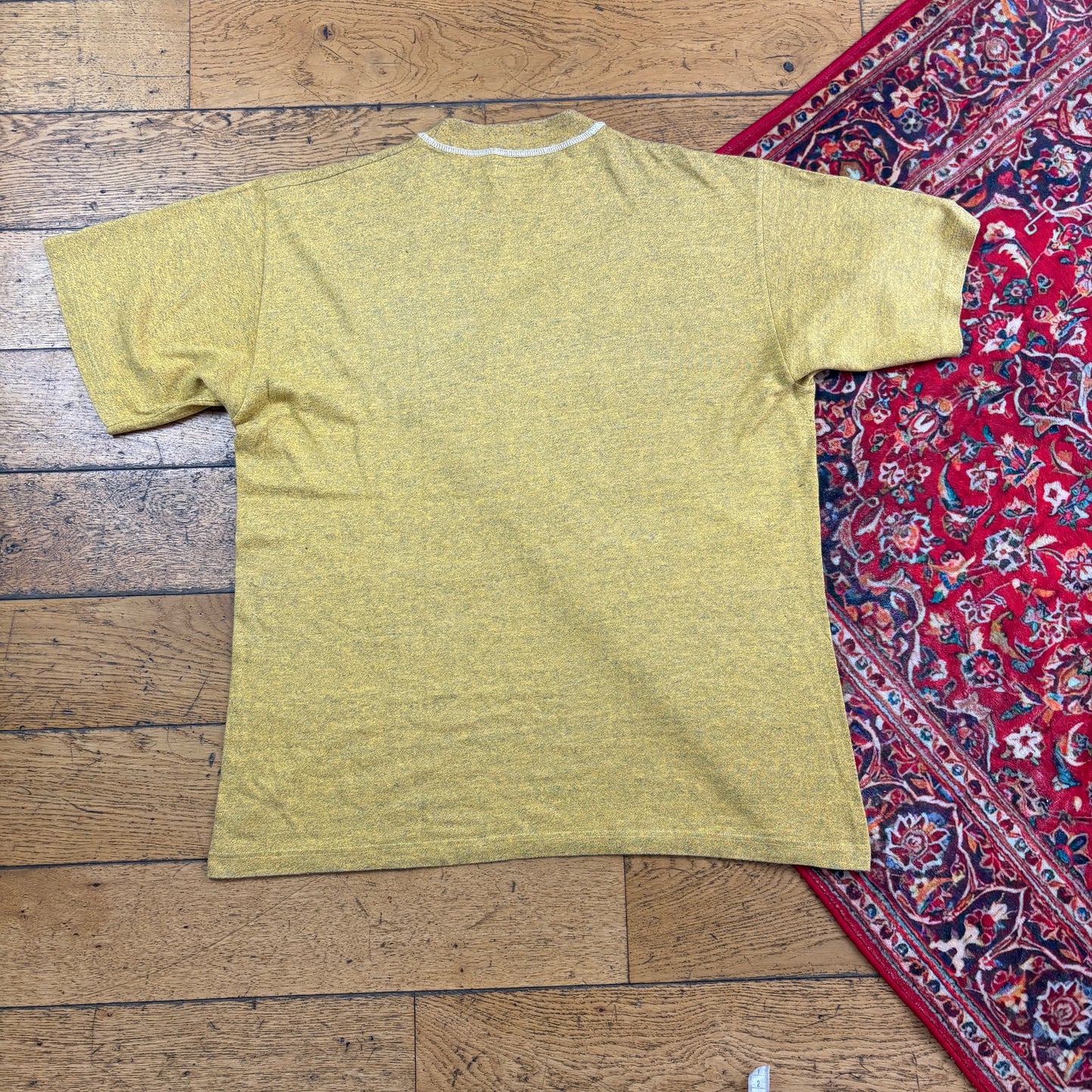 Vintage 90s Yellow Invicta Graphic T-Shirt - L