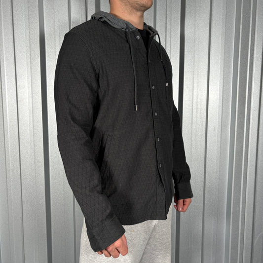 Oakley Black Grey Shirt Jacket Shacket - M