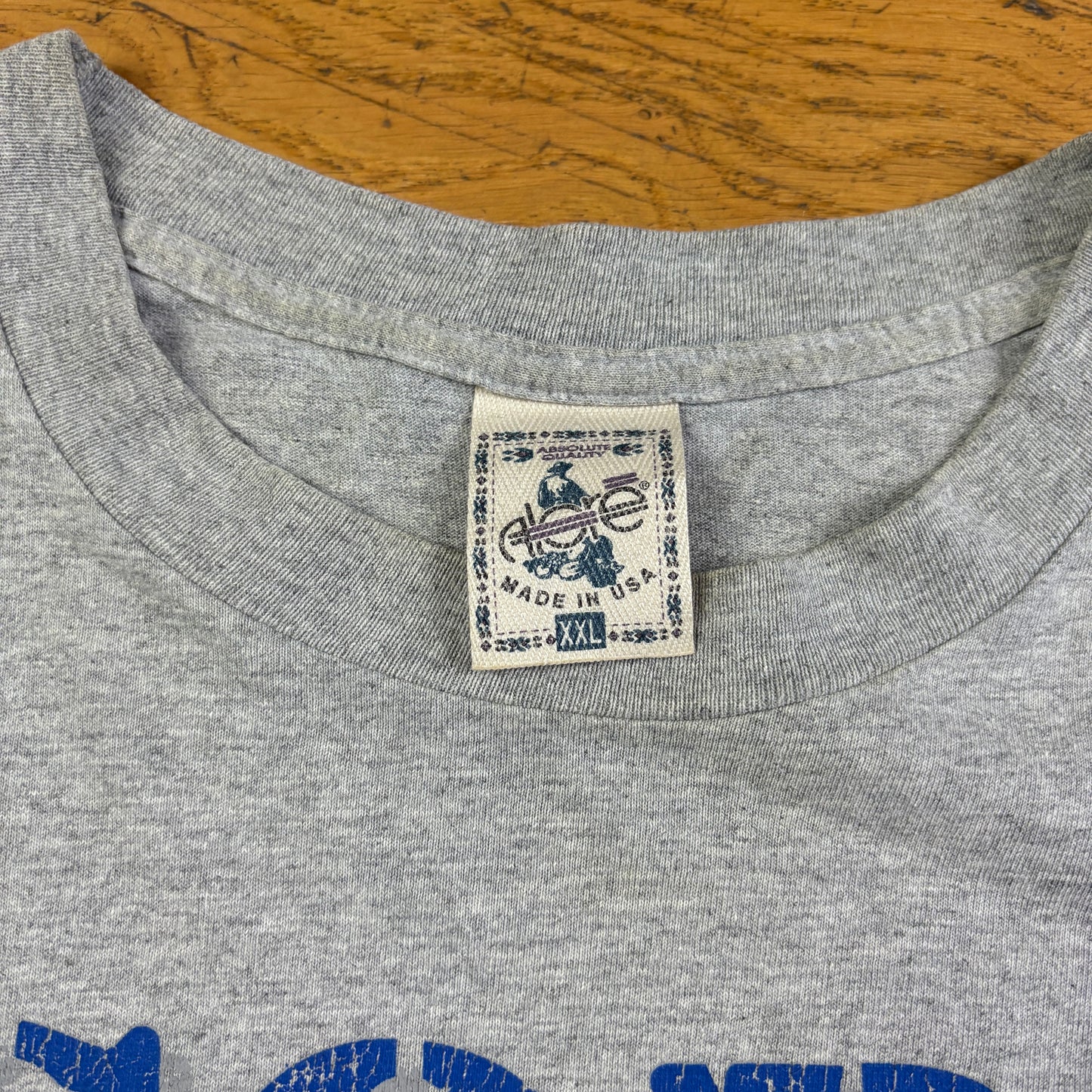 Vintage 90s Cops Funny Grey Slogan Single Stitch Graphic T-Shirt - 2XL