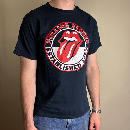 Vintage 2004 Rolling Stones Black Band Tee Graphic T-Shirt - S