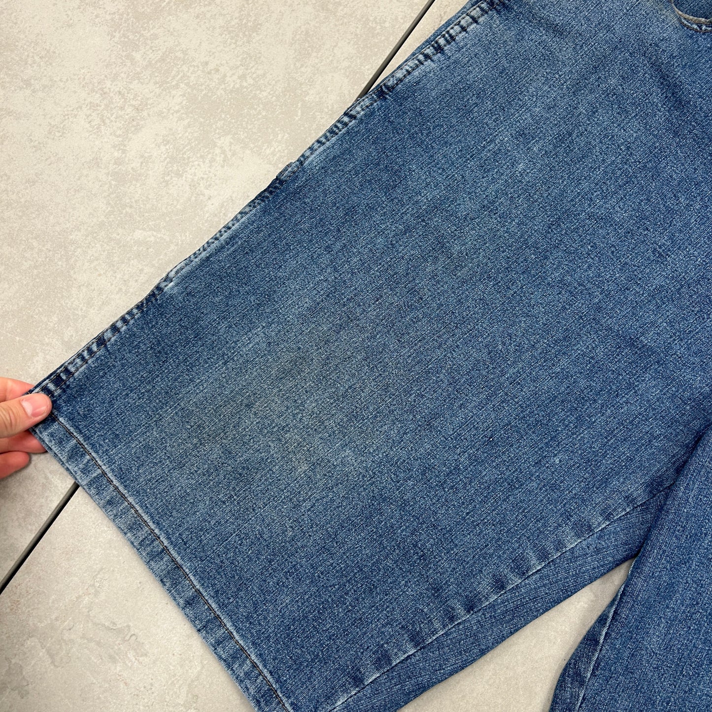 Vintage Dickies Workwear Carpenter Blue Baggy Shorts - 38