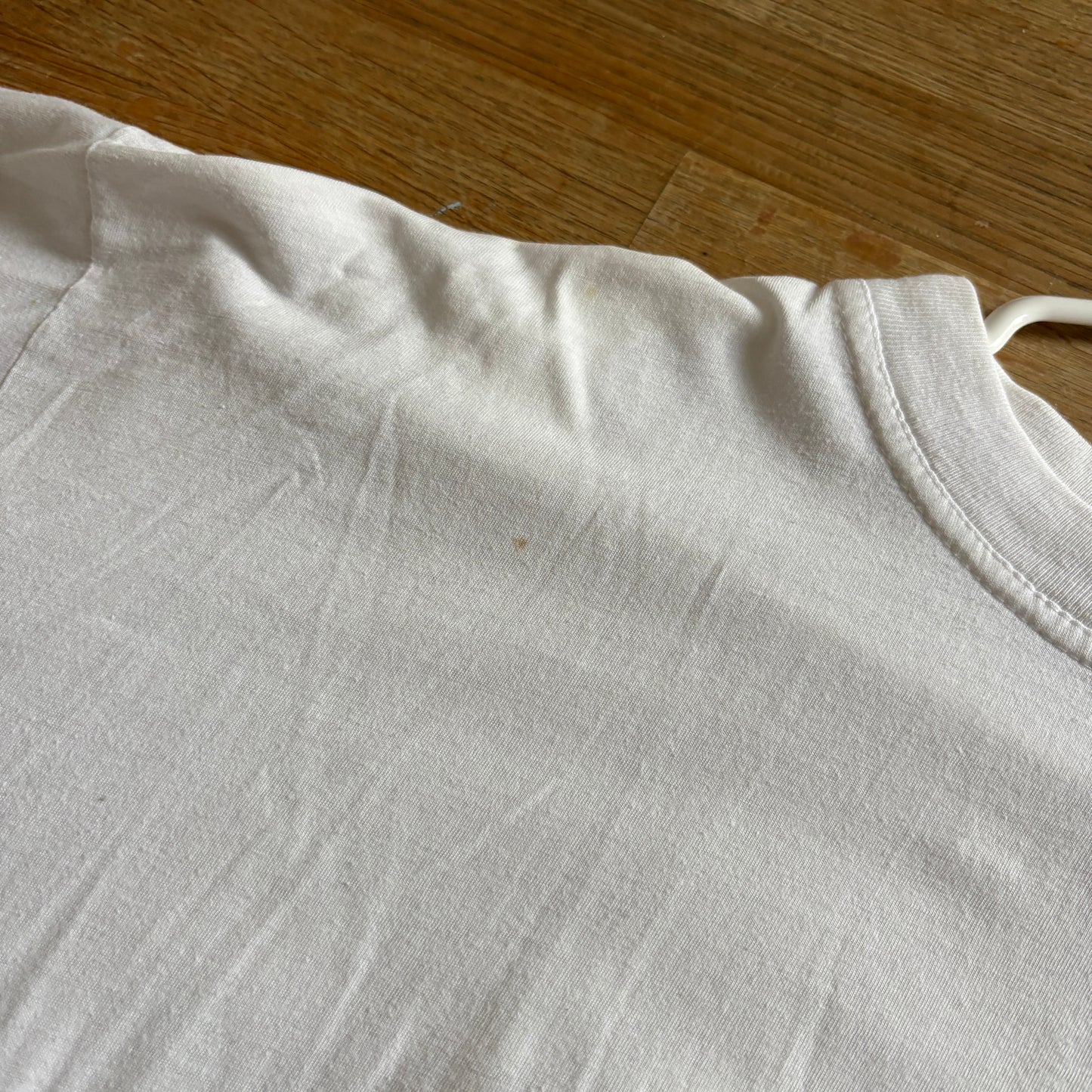 Vintage Marvel Spiderman White Graphic T-Shirt - L