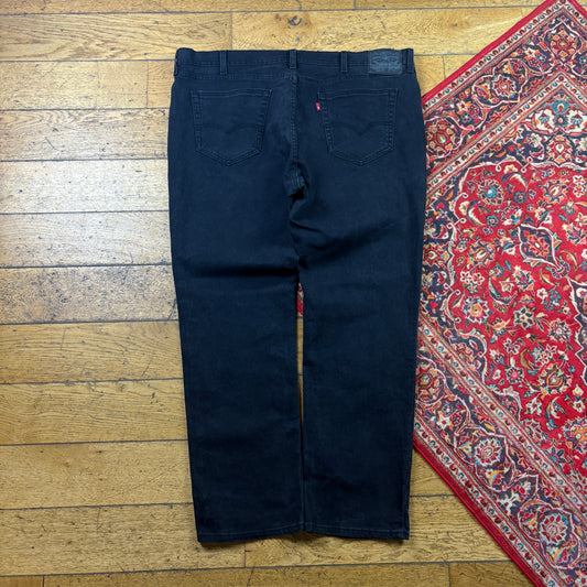 Vintage Levis 511 Slim Black Denim Jeans - 44