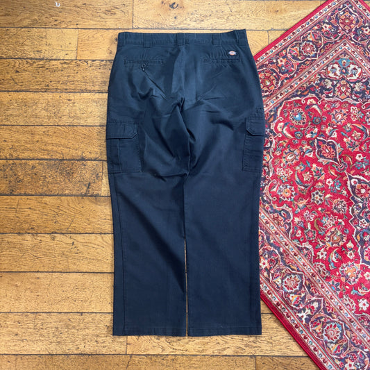 Vintage Dickies 874 Skate Black Trousers - 36