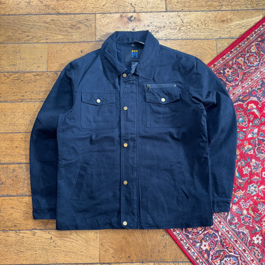 Vintage Navy Workwear Chore Carhartt Style Jacket - L