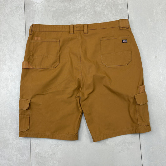 Vintage Dickies Workwear Carpenter Brown Baggy Shorts - 44
