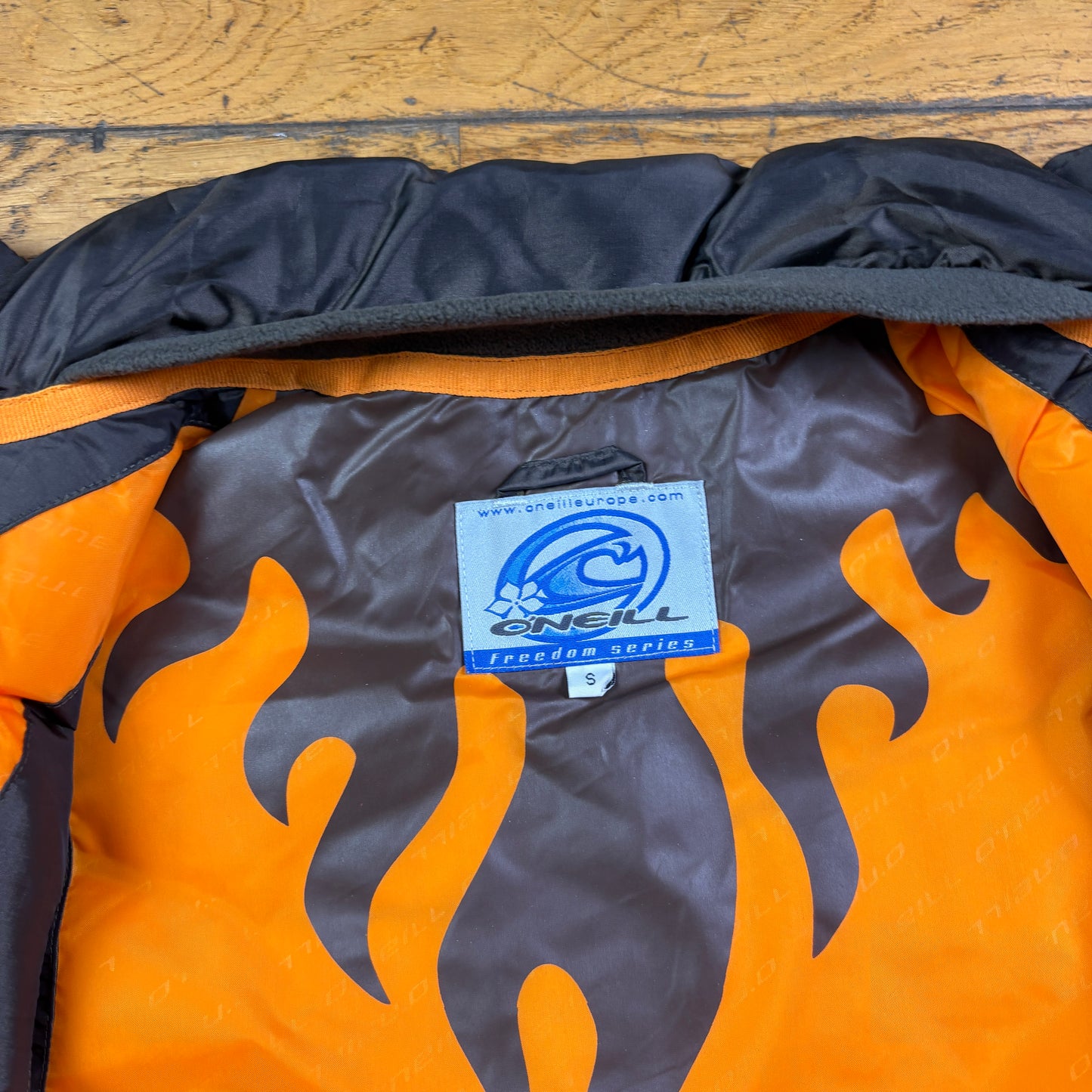 Vintage Oneill Surfwear Grey Womens Gilet Puffer Jacket - Size 8/10