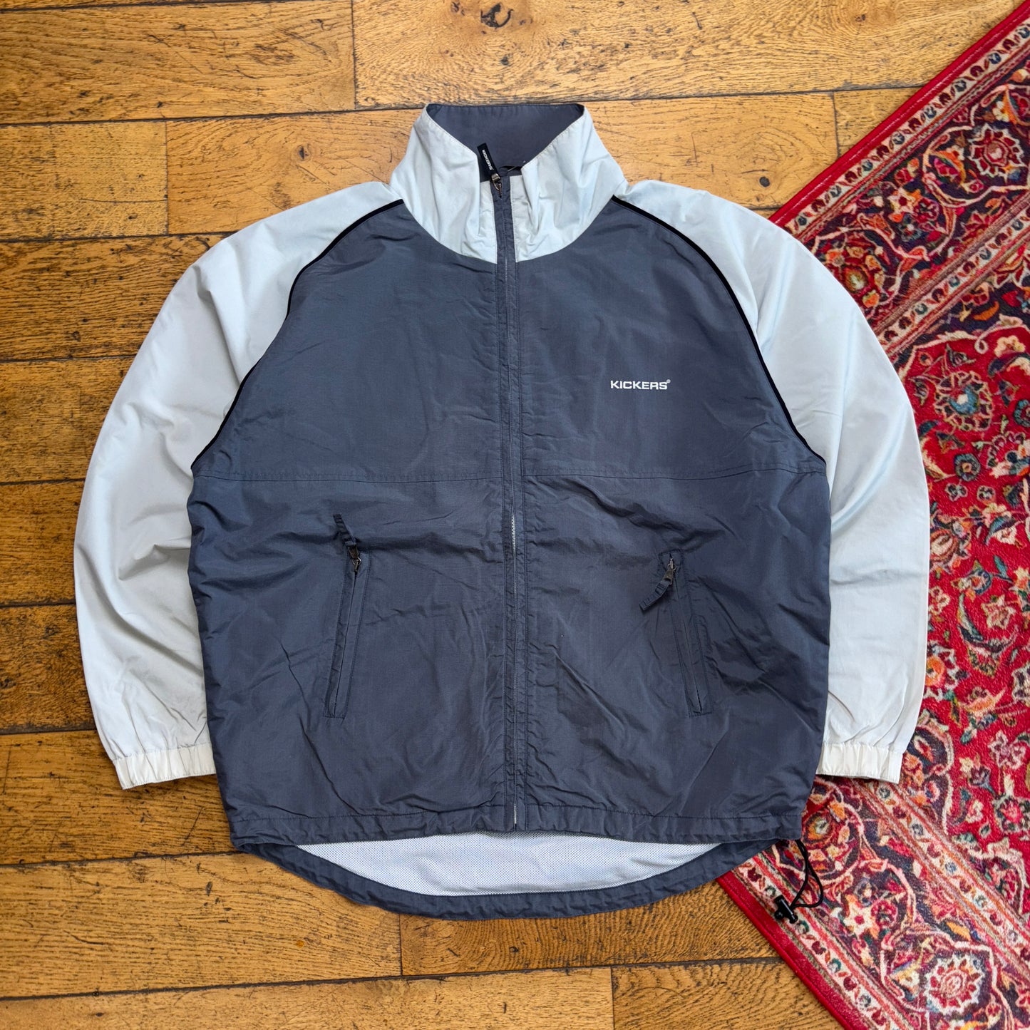 Vintage Kickers Grey Harrington Style Jacket - XL